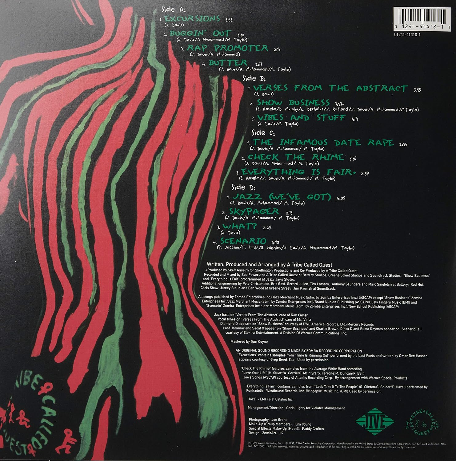 A Tribe Called Quest - The Low End Theory Importado - Thumbnail 2