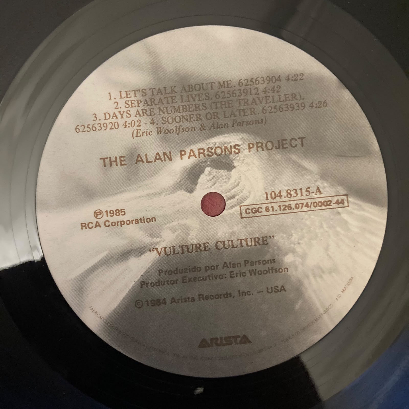 The Alan Parsons Project - Vulture Culture - Thumbnail 3