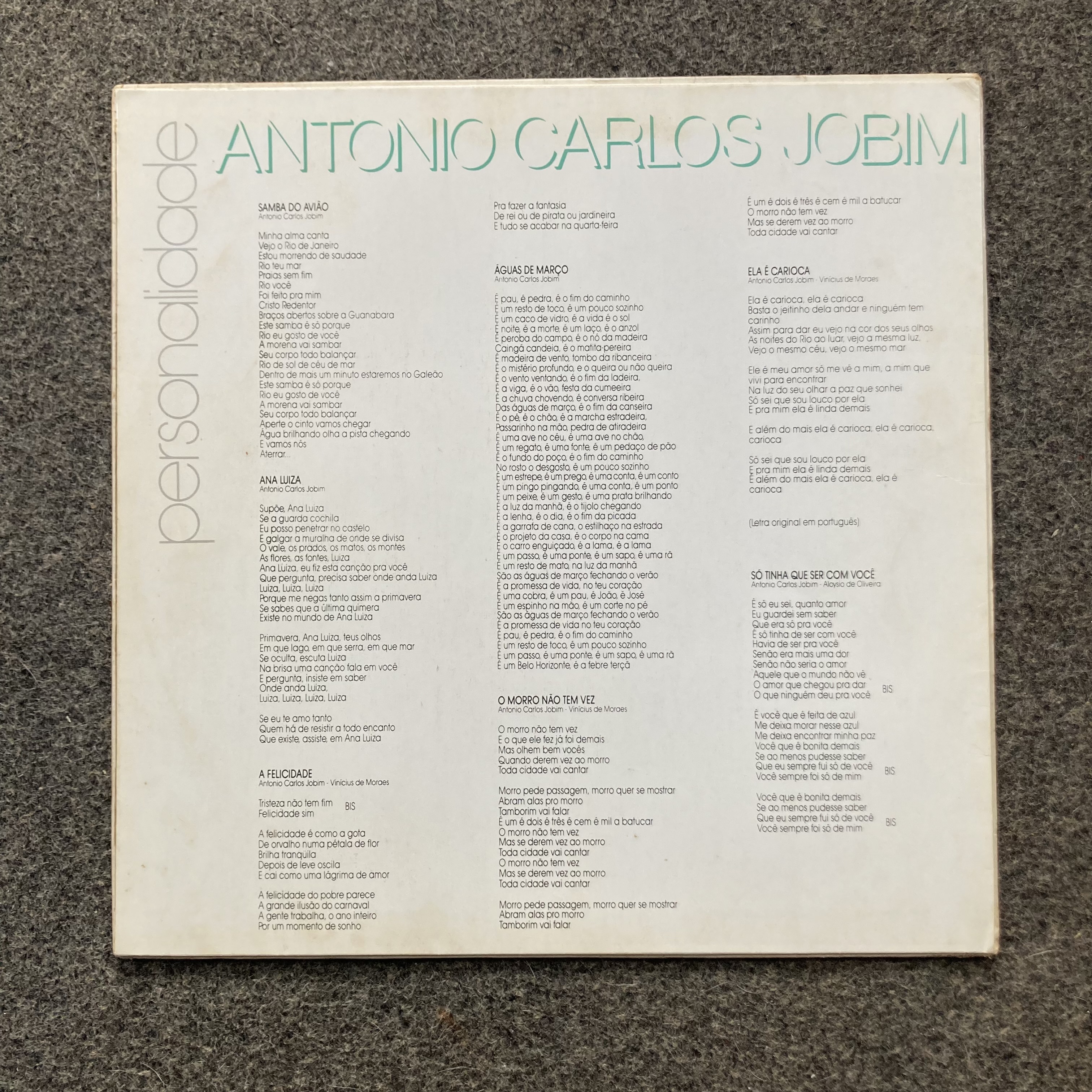Antonio Carlos Jobim - Personalidade (Brasil, 1987) - Thumbnail 3