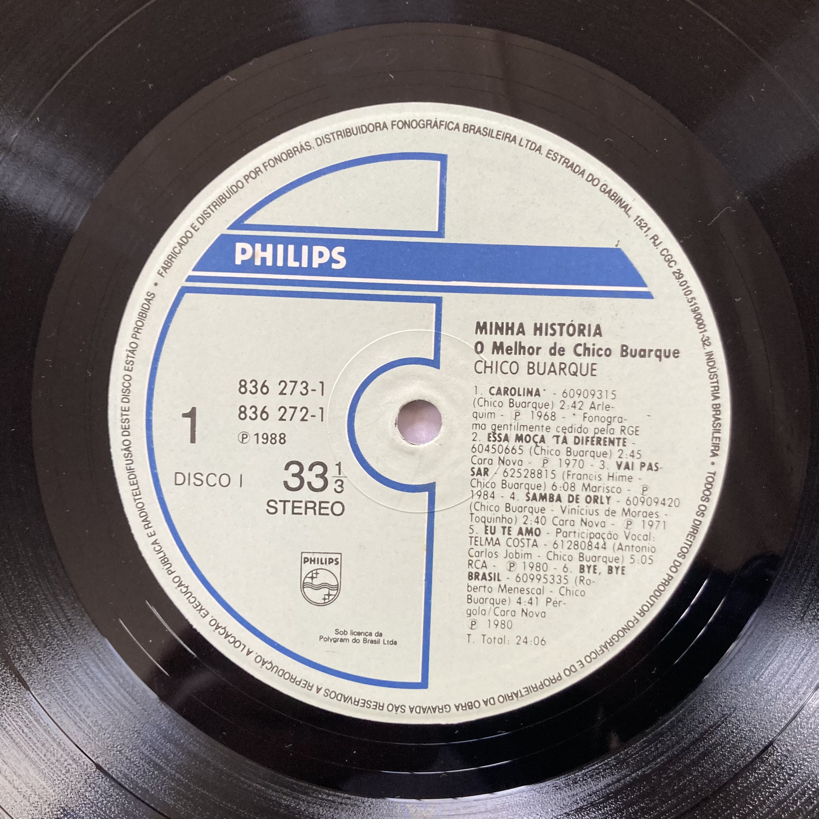Chico Buarque - Minha História: O Melhor de Chico Buarque (2 LPs) - Thumbnail 6
