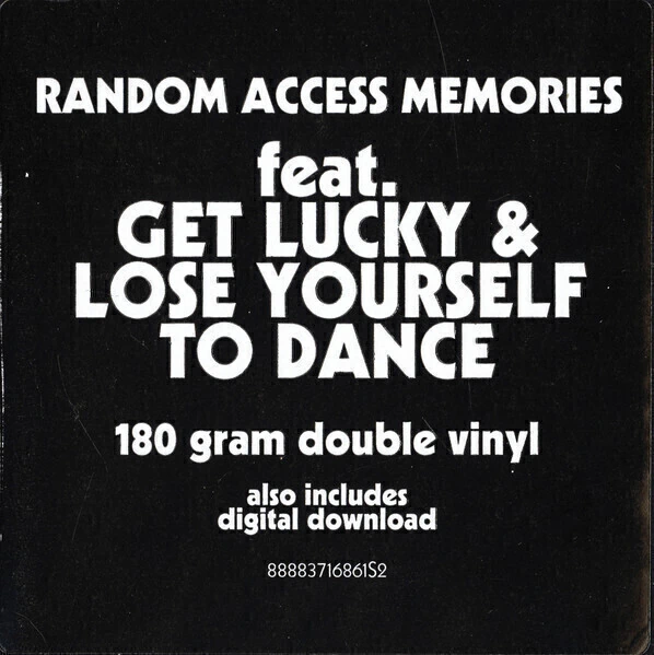 Daft Punk - Random Access Memories 2x LP - Thumbnail 2