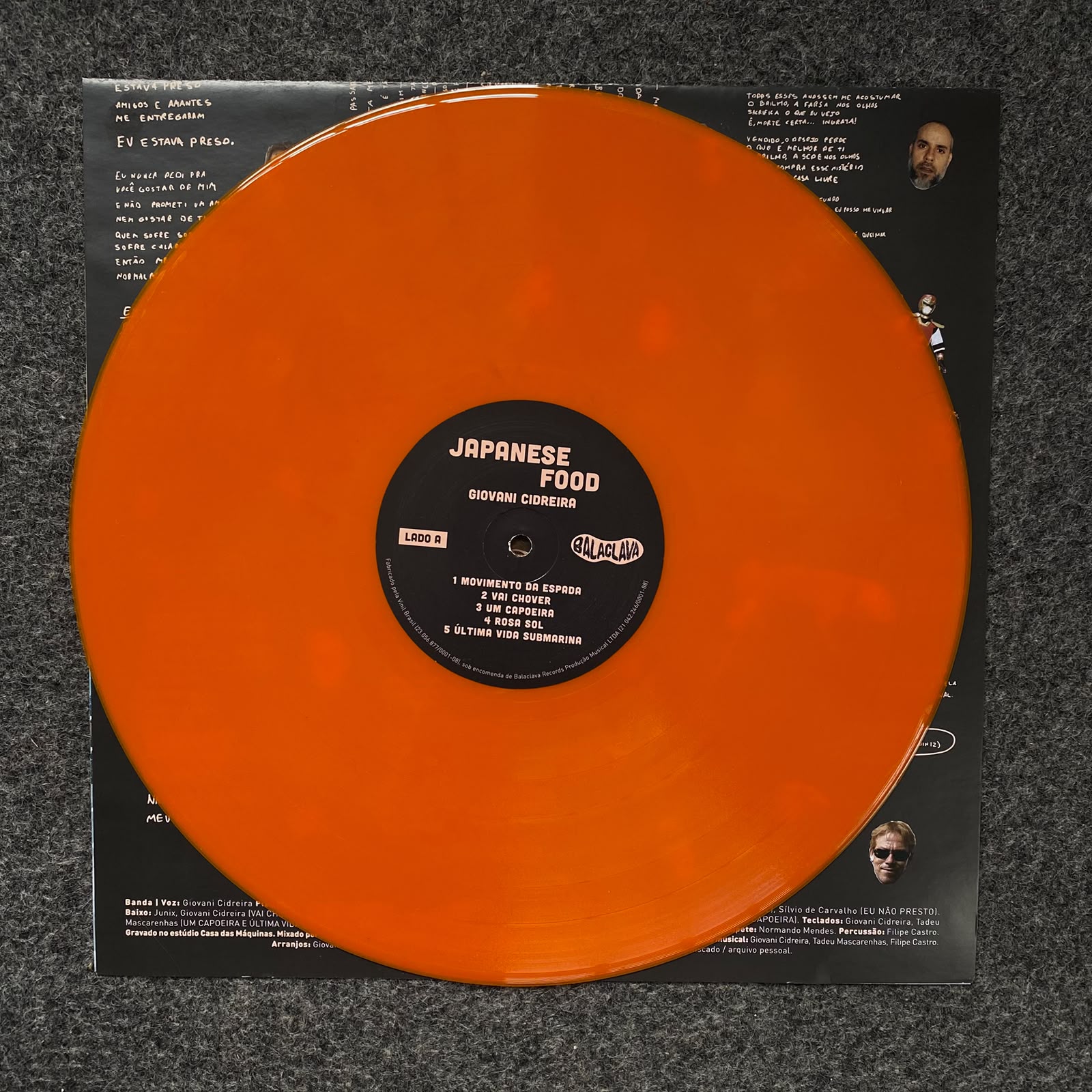 Giovani Cidreira - Japanese Food (Vinil Laranja) - Thumbnail 5