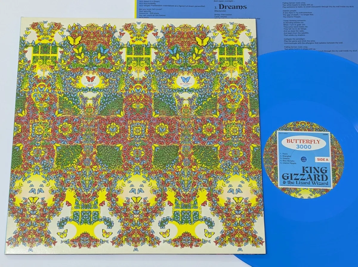 King Gizzard & The Lizard Wizard - Butterfly 3000 [Swedish Version] [Butterfly Blue Vinyl]