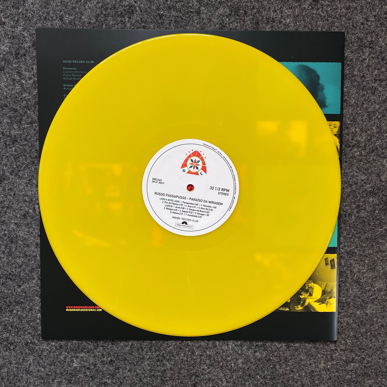 Russo Passapusso - Paraíso da Miragem (Noize, Vinil Amarelo) - Thumbnail 6