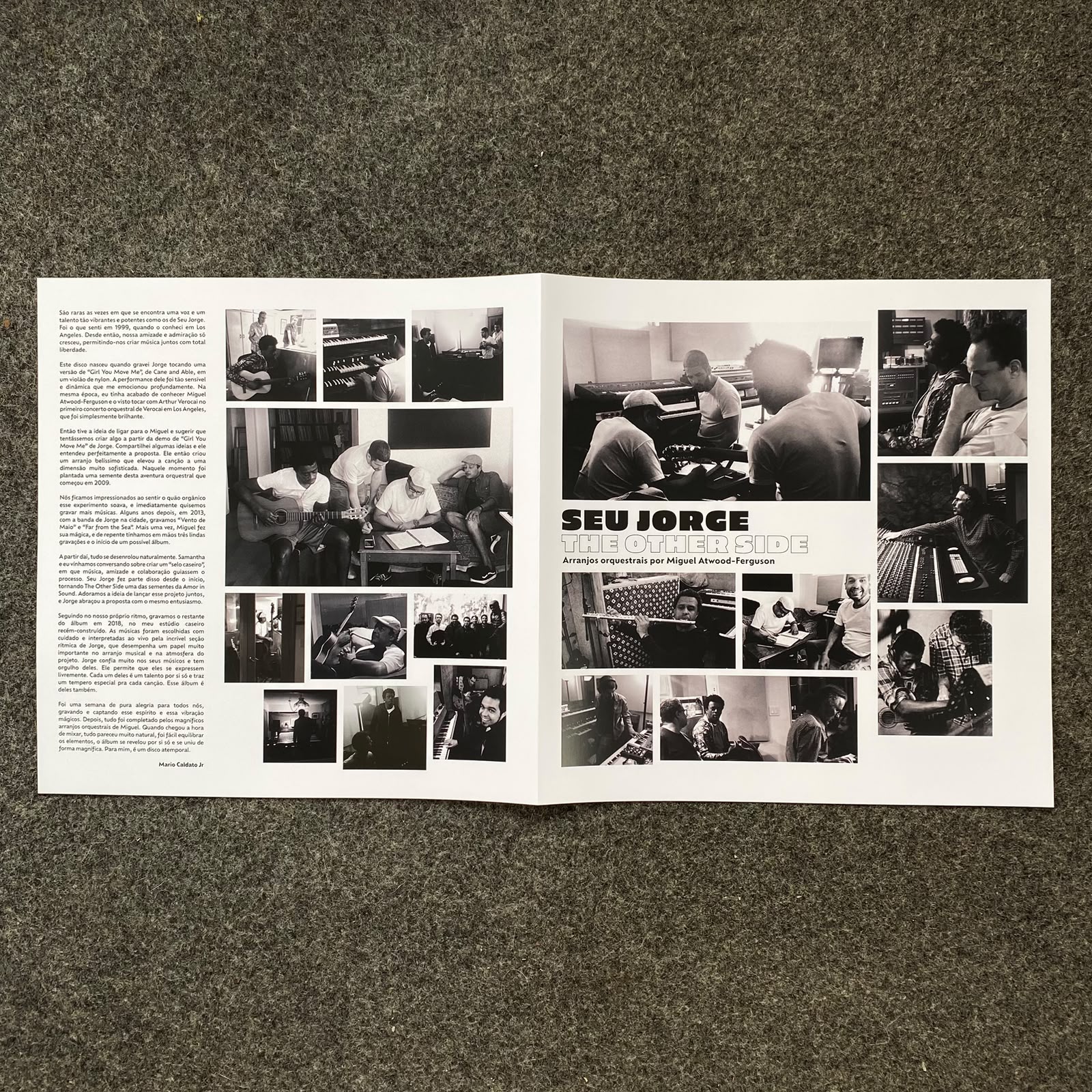 Seu Jorge - The Other Side (Noize, Vinil Azul) - Thumbnail 4