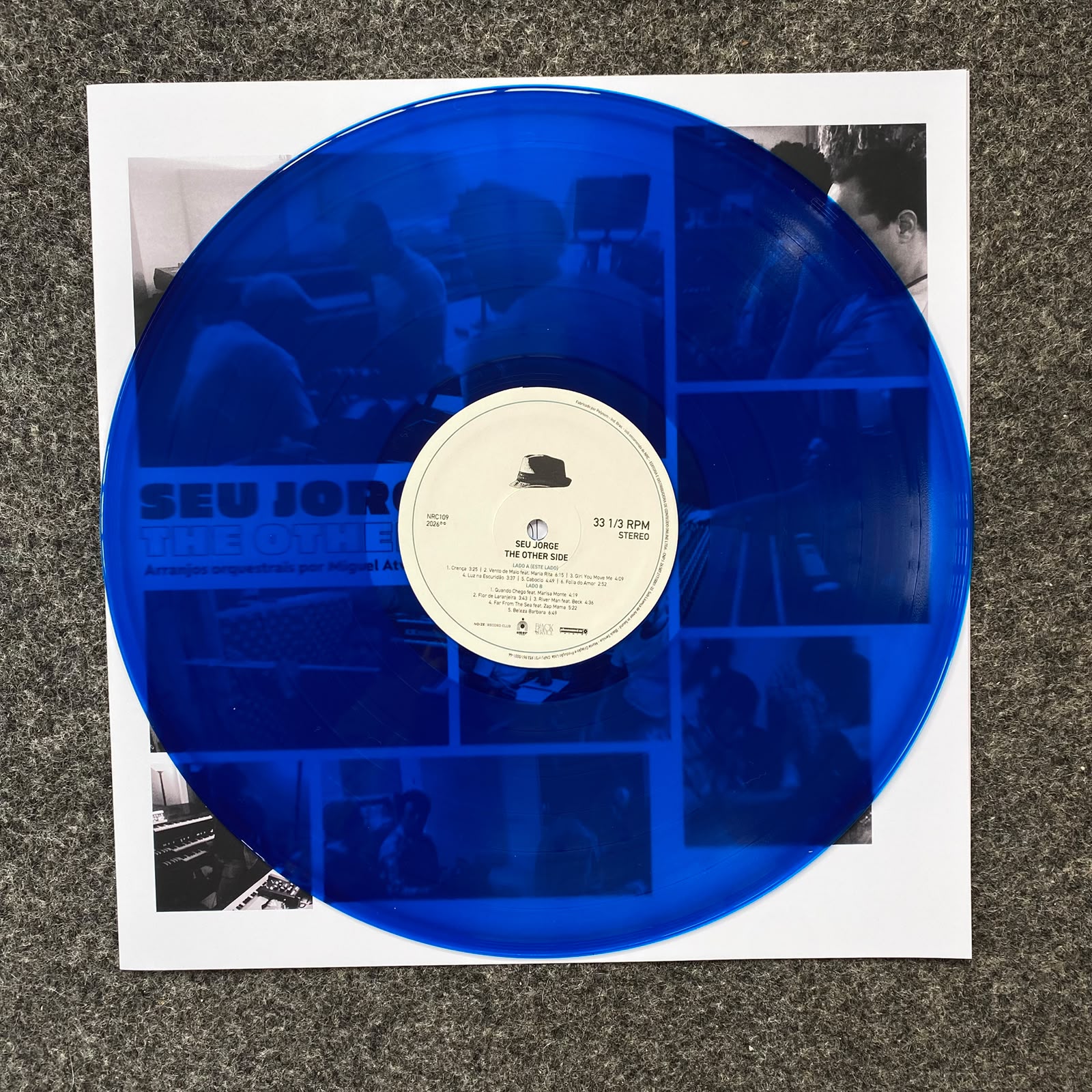 Seu Jorge - The Other Side (Noize, Vinil Azul) - Thumbnail 5