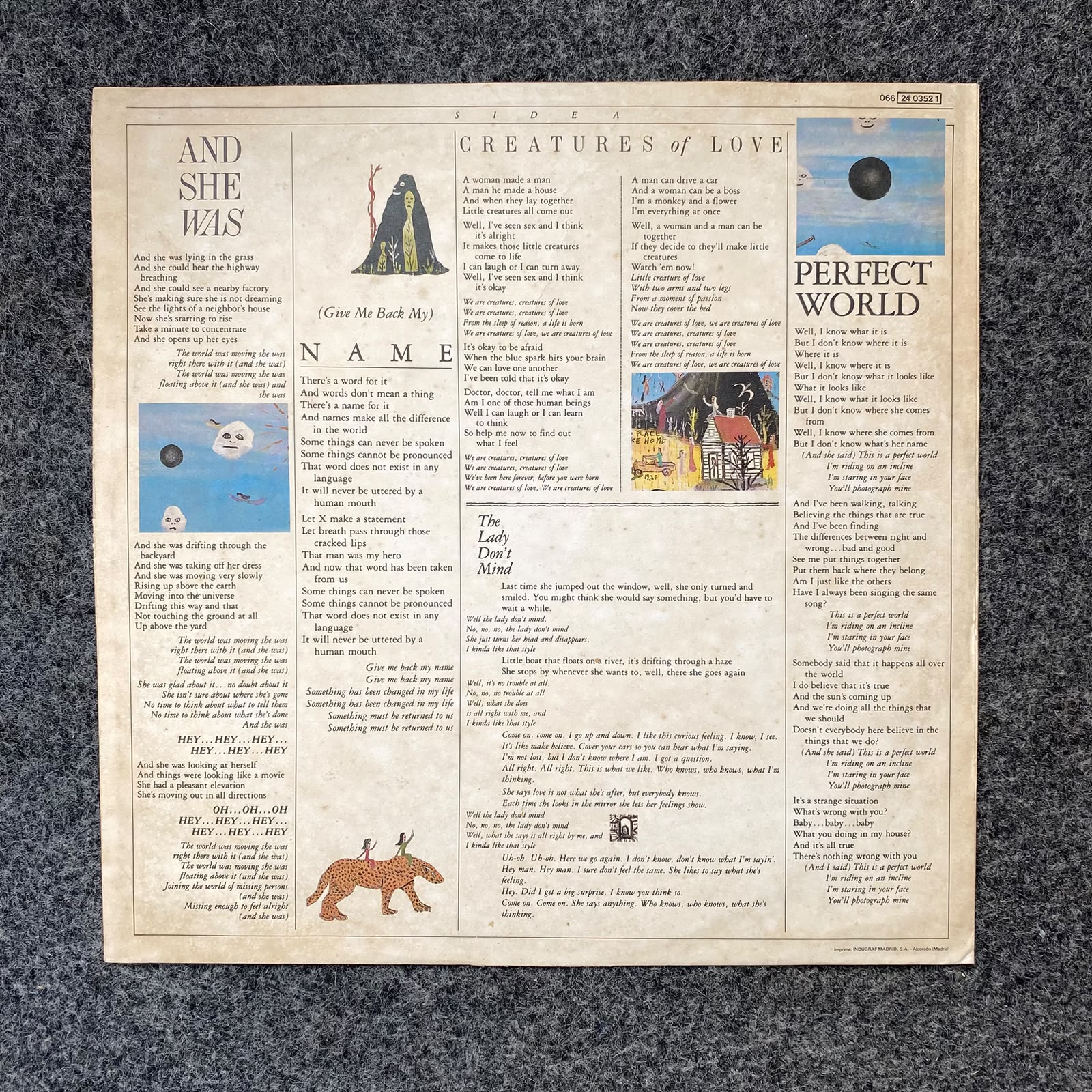 Talking Heads - Little Creatures (Espanha, 1985) - Thumbnail 3