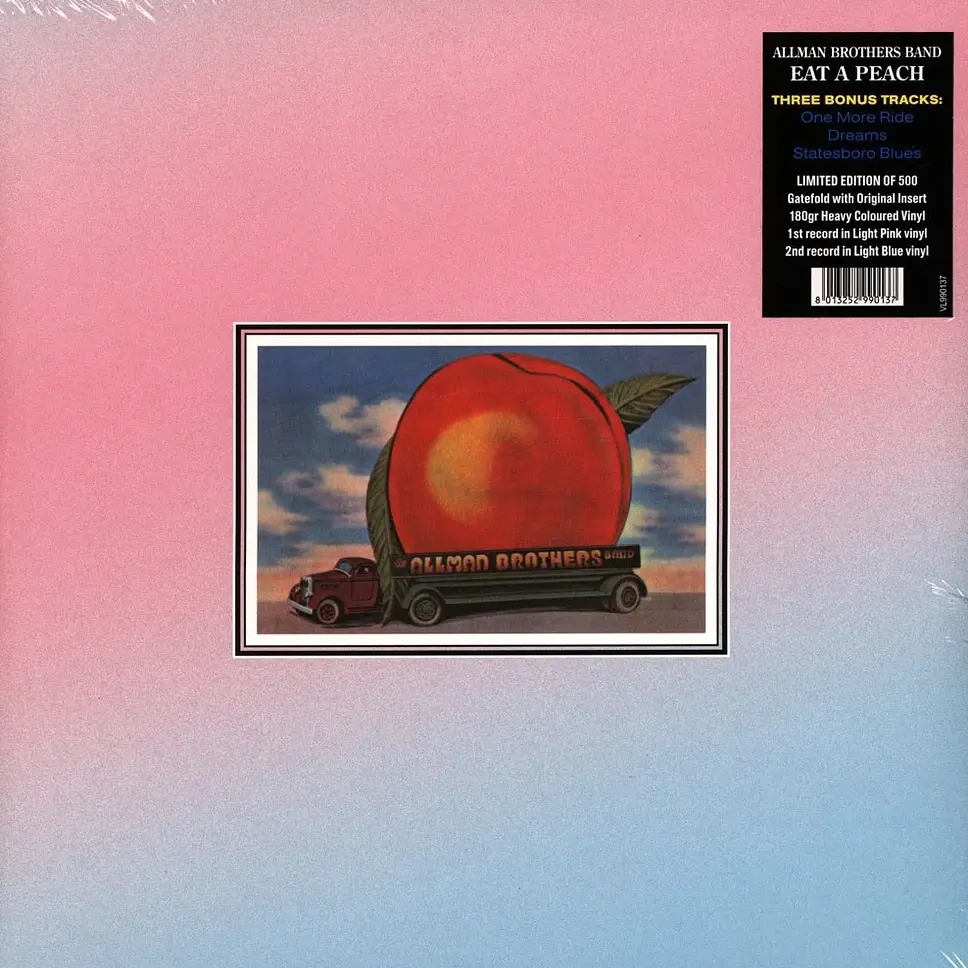 The Allman Brothers Band - Eat A Peach (Colored Vinyl, Pink, Blue, 2 Pack) - Thumbnail 2