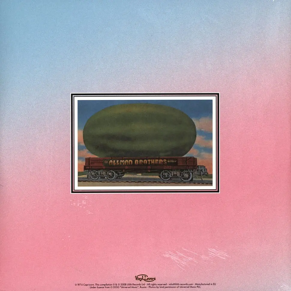 The Allman Brothers Band - Eat A Peach (Colored Vinyl, Pink, Blue, 2 Pack) - Thumbnail 3